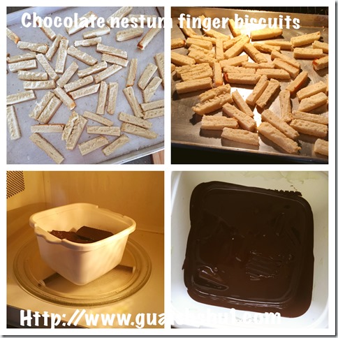 Chocolate Nestum Finger Biscuits (巧克力麦片手指饼干 Biskuit Jejari Nestum Coklat）