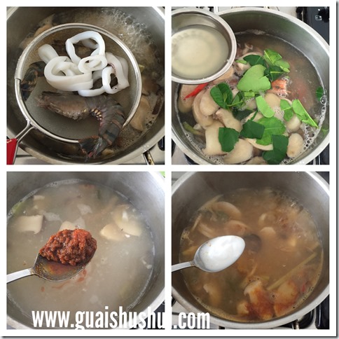 Classic Iconic Thai Prawn Soup–Tom Yum Goong (ต้มยำกุ้ง 冬荫功)